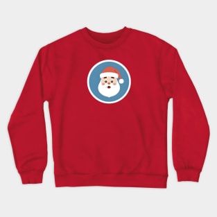 look down santa Crewneck Sweatshirt